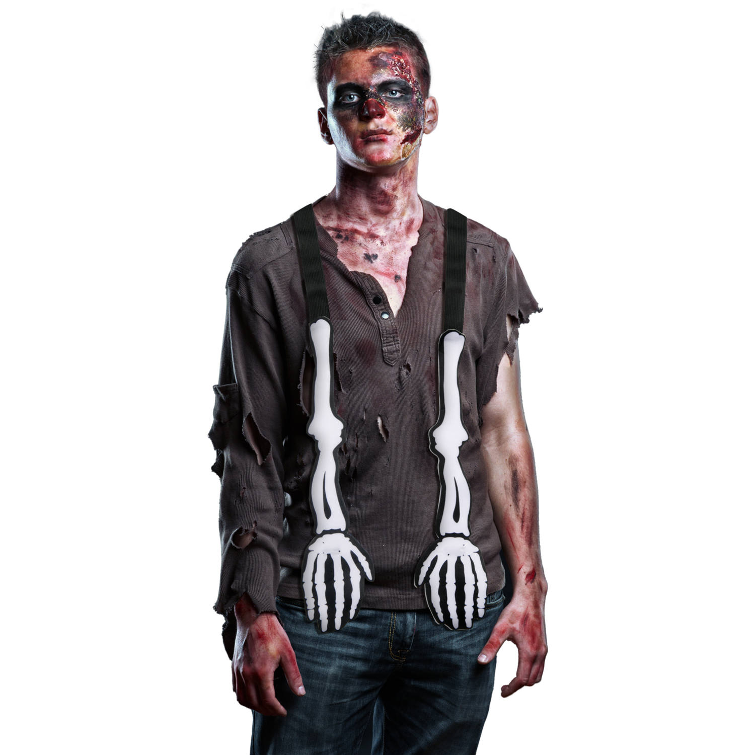 verkoop - attributen - Halloween - Bretellen skelet